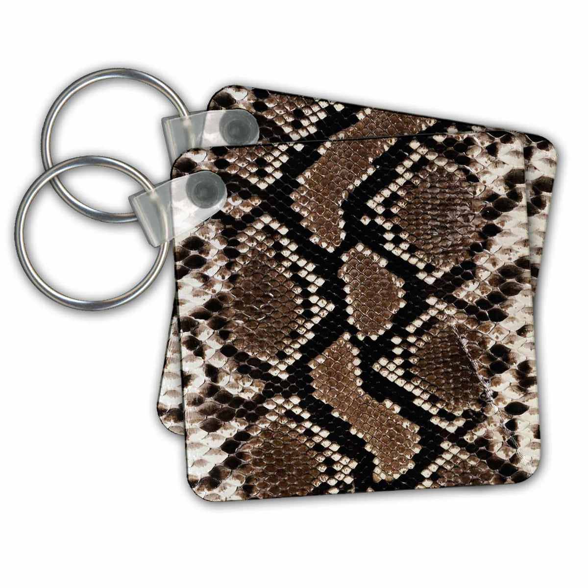 3dRose Key Chains Snake Skin (kc-33212-1)