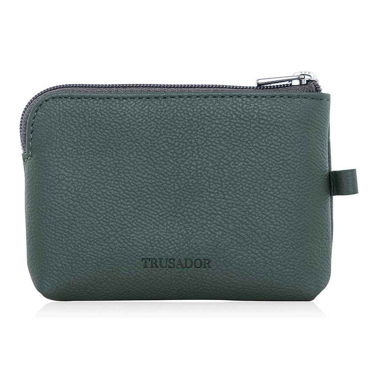 Milano Leather Wallet Pouch Purse Zipper Change Bag